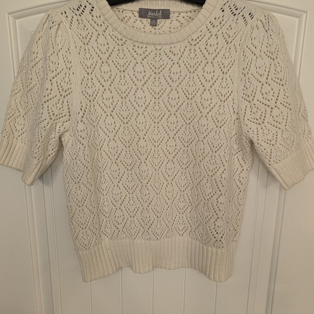 Marled Knit Sweater